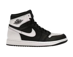 NWOB Nike Air Jordan 1 Retro High OG 'Black White' Sneakers Size 10.5